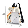 thumbnail image 3 of FORMRS Women's Travel Backpack Purse Anti-Theft Hidden Pockets Casual Shoulder Bag, Cute Rainbow, 3 of 7