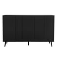 thumbnail image 6 of EUROCO Storage Sideboard，Free Standing Buffet Cabinet with 2 Doors , 2 Drawers,Metal Handles and 2 Fashionable Colors for Living Room Study Entrance Corridors, 6 of 7