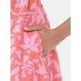 thumbnail image 4 of Time and Tru Women's Puff Sleeve Mini Dress, Sizes XS-XXXL, 4 of 4