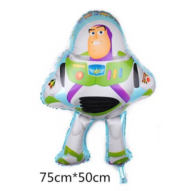 Suministros de fiesta de Toy Story de cartón, vajilla desechable, plato de papel, taza de globo, mantel para niños, decoraciones para fiesta de cumpleaños