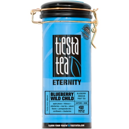 Blueberry Fruit Tea (Tiesta Tea Eternity, Blueberry Wild Child, Loose Leaf Herbal Tea Blend, Caffeine Free, 5.5 Ounce)