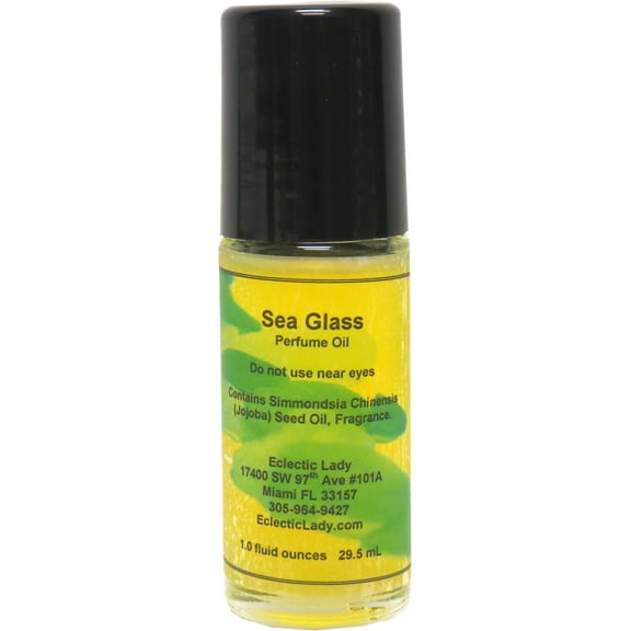 Sea Glass Perfume Oil, 1.0 Oz Portable Roll-On Fragrance