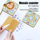 thumbnail image 4 of Kit de posavasos de mosaico DIY para adultos y niños - Set de manualidades con azulejos de madera con pegamento y sellador para aliviar el estrés y diversión creativa, 4 of 6