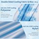 thumbnail image 3 of Arc-Chill Cooling Blanket for Hot Sleepers Twin Size with Double-Sided Design, Japanese Cooling Fiber Absorbs Body Heat, Lightweight Soft Cold Blankets for Sleeping Summer, 3 of 5