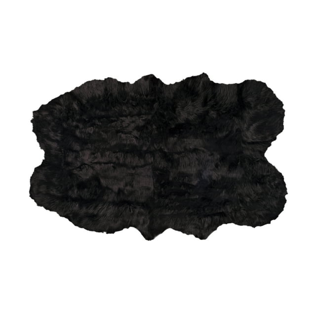 Luxe Gordon Tapis en Fausse Peau de Mouton / 4'x6'