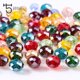 thumbnail image 2 of Cuentas de cristal Rondelle sueltas checas de 4, 6 y 8mm para fabricación de joyería Diy, costura AB, espaciador de Color, cuentas de vidrio facetadas, venta al por mayor Tan Jianjun unisex, 2 of 2