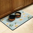thumbnail image 3 of Cute Vintage Daisy Pet Feeding Mat - Absorbent Non-Slip Dog Food Mat - Waterproof Floral Pattern - Boho Daisy Aesthetic - Easy Clean for Senior Dogs, 3 of 4