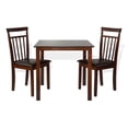thumbnail image 3 of SK New Interiors Dining Square Kitchen Table Contemporary Design Solid Wooden in Medium Brown Finish, 3 of 5