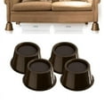 thumbnail image 4 of 4/Set Furniture Legs Lifting Increased Pad Non-Slip Heavy Duty Appliance Couch Foot Bed Riser Strong Support for Sofa, Bed, Table, 4 of 6