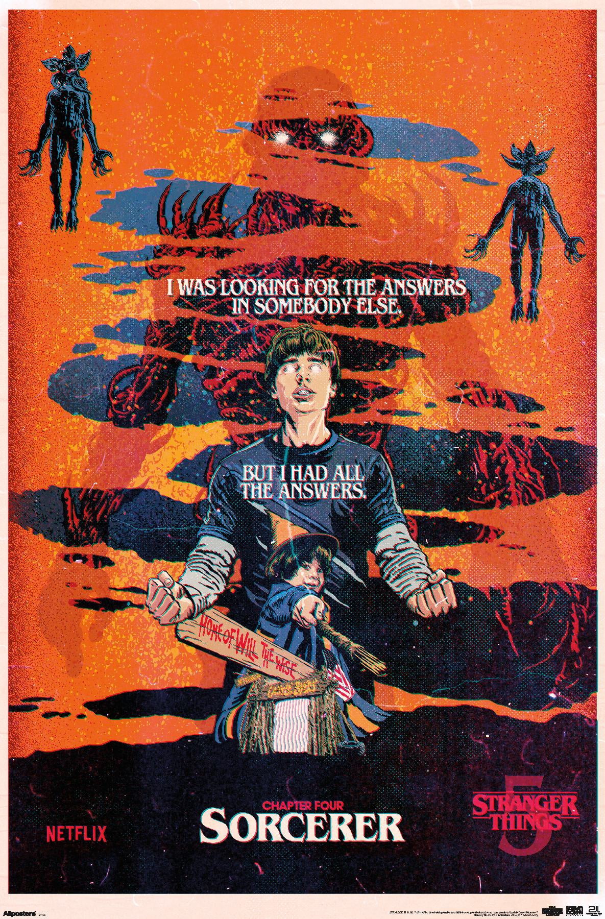 Stranger Things ポスター Netflix Stranger Things: Season 2 - Key Art Wall Poster, 14.725