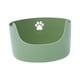 thumbnail image 2 of Bandeja de arena para gatos pequeños y grandes, lados altos, suministros para mascotas antisalpicaduras, caja de arena para inodoro frontal baja en , VERDE, 2 of 8