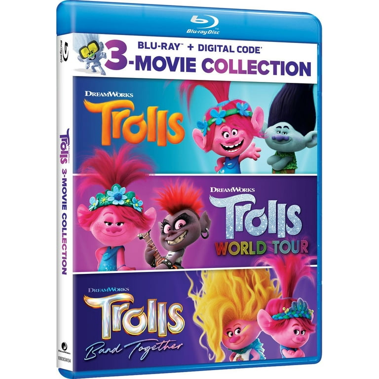 Trolls 3-Movie Collection: World Tour, Band Together, Original