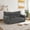 Dark Gray, variant on Pamapic 61" W x 39.4" D x 27.6" H Corduroy Bean Bag Chair,Oversized 2‑Seat Loveseat Sofa Couch,Boneless Sleeper-Bed for Adults,Fit Living Room, Bedroom,72h Rebound,Black