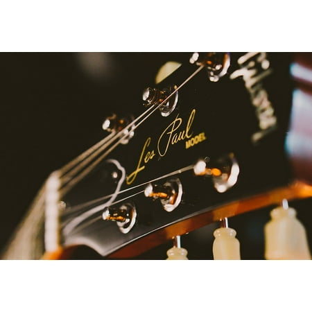 Gibson Les Paul Custom Guitar Canvas Print Guitar Strings Acoustic Guitar Guitar Les Paul Stretched Canvas 32 x 24 ()