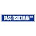 thumbnail image 2 of SignMission SS-Bass Fisherman 4 x 18 in. Bass Fisherman Street Sign, 2 of 4