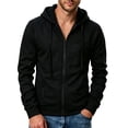 thumbnail image 3 of Thousandth Men's Zip Up Hoodie Lightweight Athletic Track Jacket Cool Casual Slim Fit Daily Wear for Gym Running,Sports Training, 3 of 8