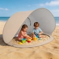 thumbnail image 1 of YWIYIUD 1PC Portable UVResistant Beach Tent Lightweight and Foldable Beach Tent Practical BeachEssentials Suitable for Outdoor Travel Vacation and Camping, 1 of 6