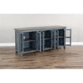 thumbnail image 5 of Pemberly Row 70" Farmhouse Wood TV Cabinet for TVs up to 80" in Blue, 5 of 9