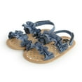 thumbnail image 1 of Baby Girls Summer Sandals Anti-Slip Soft Sole Ruffle Flat Shoes, 1 of 5
