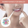 thumbnail image 2 of 50 Pcs Rubber Band Hook Oral Care Tools Braces Bands Placers Orthodontic Elasticity Cable Tie, 2 of 6