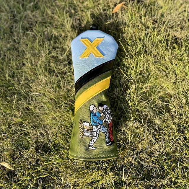 1pc/4pcs Funny Design Cover For Various Club, Golf Club Head Cover, Golf Accessories (X)UT