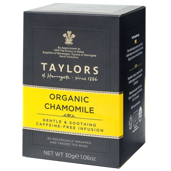 Taylors of Harrogate Organic Chamomile Infusion Tea, 20 Teabags
