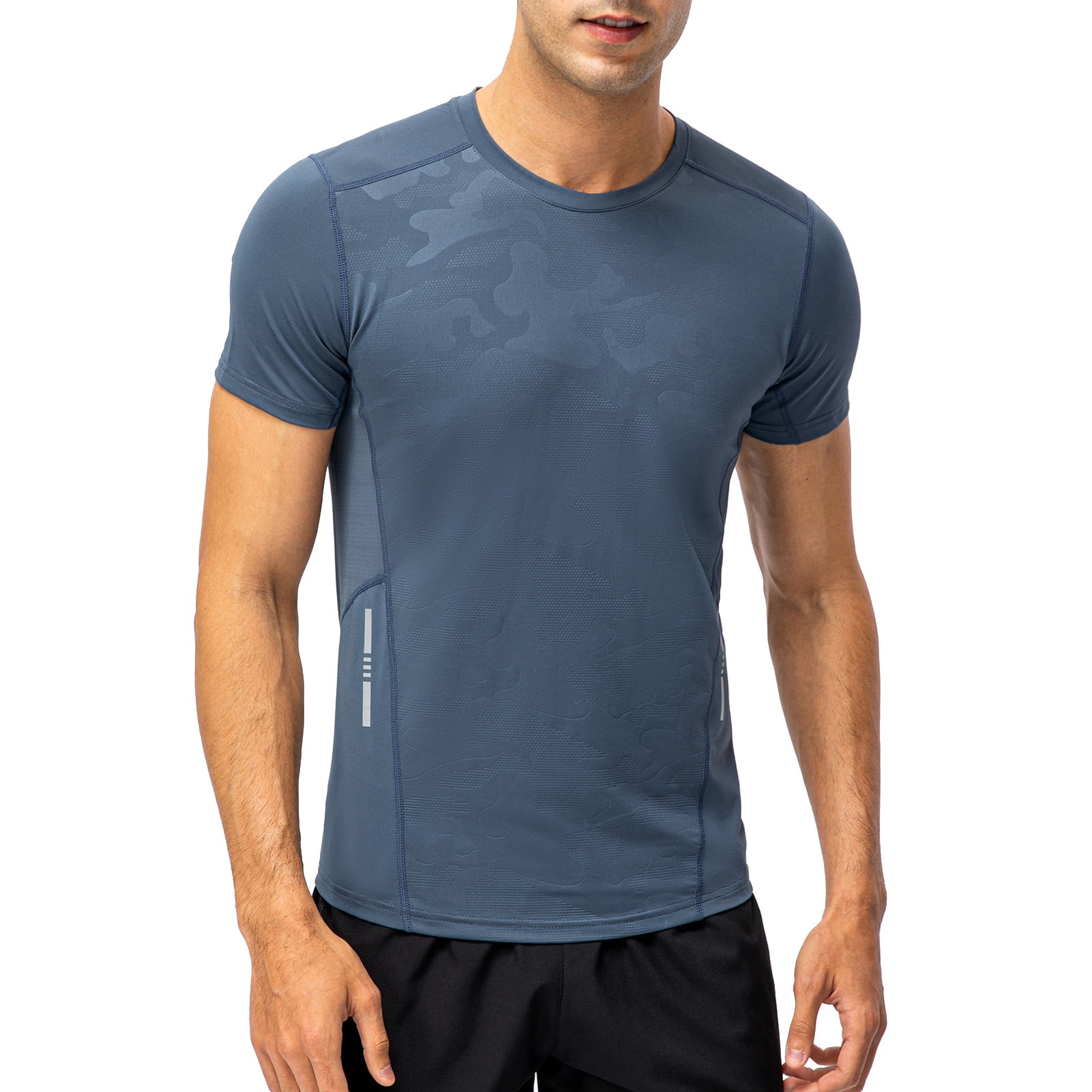 Mens and Womens Outdoor Sport Quick Dry T Shirts Short Sleeve Sports Top 