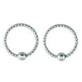 thumbnail image 5 of K-KED Stainless Hinged Segment Nose Ring Ear Cartilage Tragus Helix Lip Piercing ring-Gold-0.8cm, 5 of 7
