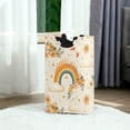 thumbnail image 6 of Yayeee Freestanding Laundry Hamper with Handle Collapsible Large Storage Basket for Clothes, Retro Rainbow, 6 of 7
