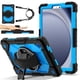 thumbnail image 1 of Funda Resistente a Golpes para Samsung Galaxy Tab A11+, Silicona Anti Caída + Funda Protectora de Capa de PC con Asa Giratoria de 360°, Soporte, Correa para el Hombro, Azul, para Galaxy Tab A11+, 1 of 8