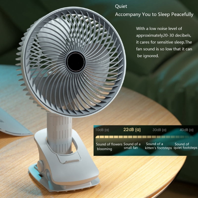 Multifuntional Clip Cooling Fan Detachable Base for Baby Strollers Mounting