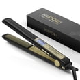 thumbnail image 1 of KIPOZI-plancha profesional para el cabello, rizador de cabello 2 en 1 de titanio, doble vologag, calentamiento instantáneo, con pantalla Digital LCD, 1 of 4