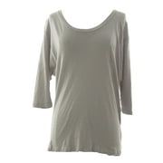 VELVET by Graham & Spencer Women's Calypso Oversized Top Petite (0-2) Gainboro