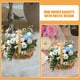 thumbnail image 4 of 2 cestas pequeñas de flores de mano, cestas tejidas a mano, cestas de almacenamiento con asas, 4 of 8