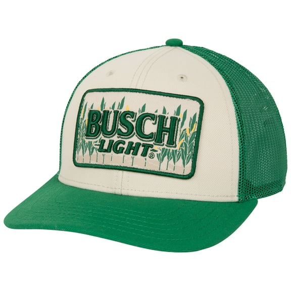 Busch Light Corn Stalks Adjustable Snapback Trucker Hat