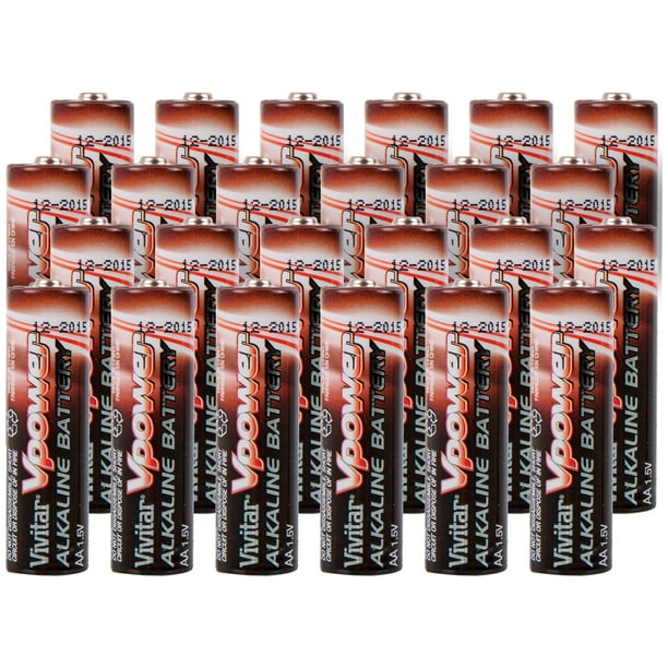 Vivitar Alkaline AA Batteries 24 Pack