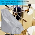 thumbnail image 2 of Boat Cover, Outdoor Waterproof Pontoon Captain Boat Bench Chair Cover, Chair Protective Covers, 2 of 10