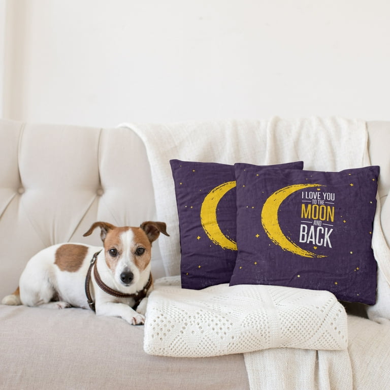 To the moon and back cheap pillow