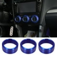 thumbnail image 5 of Toyandona 2Pcs Blue Air Condition Button Rings Aluminum Alloy Easy Installation, 5 of 5