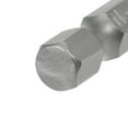thumbnail image 4 of Uxcell 1/4" Vástago Hexagonal 2" Longitud Broca Magnética Cuadrada SQ2 Acero S2 Paquete de 5, 4 of 5