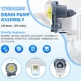 thumbnail image 2 of Bomba de desagüe para lavavajillas AMI PARTS W10348269 para Kenmore Whirlpool, 2 of 7