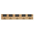 thumbnail image 1 of Danya B BR181022 Rustic Wall Mount Entryway Coat Rack with 5 Metal Double Hooks & Chalkboard Tags, 1 of 1