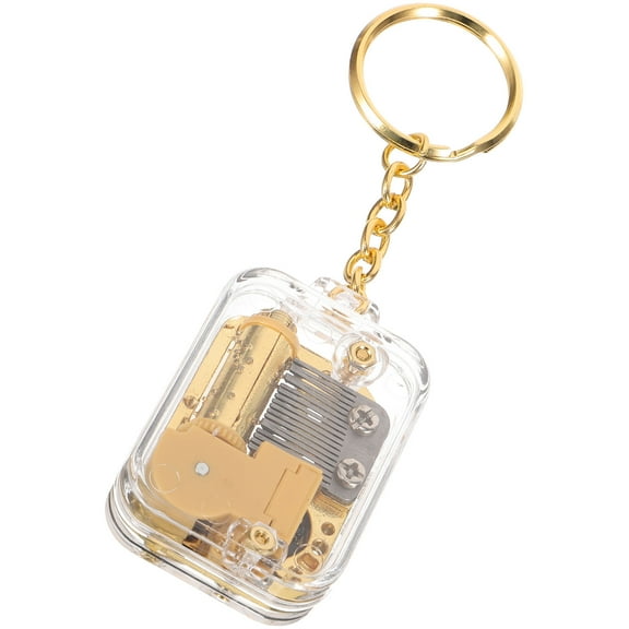 unbranded Music Box Keychain Accessories Ring Gift Boxes Miss Travel Golden
