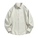 thumbnail image 1 of Camisas de Manga Larga Casual de Color Sólido Botón de Solapa Chaqueta de Cárdigan con Bolsillo, 1 of 8