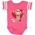thumbnail image 3 of Inktastic Hug Sock Monkey Boys or Girls Baby Bodysuit, 3 of 5