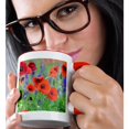 thumbnail image 2 of 3drose, Close Up of Poppies, Mount Olive, North Carolina, Usa, 15oz Two-tone Red Mug, 2 of 6