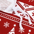 thumbnail image 4 of GloryStar Christmas Duvet Cover Twin Size, Reversible Holiday Comforter Set with Reindeer & Tree Print, Soft Microfiber Bedding, 4 of 7