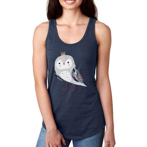 Crowned Critter Ii Racerback Tank Women -Victoria Borges Designs, Female XX-Large