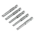 thumbnail image 2 of U Shaped Bit, 5pcs 50mm U Shaped Screwdriver Drill Bits Kit Alloy Steel 1/4" Hex Shank  Security Screwdriver Set, Screwdriver Bit Sets, 2 of 8