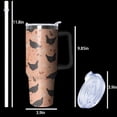 thumbnail image 2 of 40oz Cute Dachshund Tumbler with Handle and Straw, Stainless Steel Insulated Cup with Lid and Straw, Travel Mug Water Bottle, Gifts for Women, 2 of 6